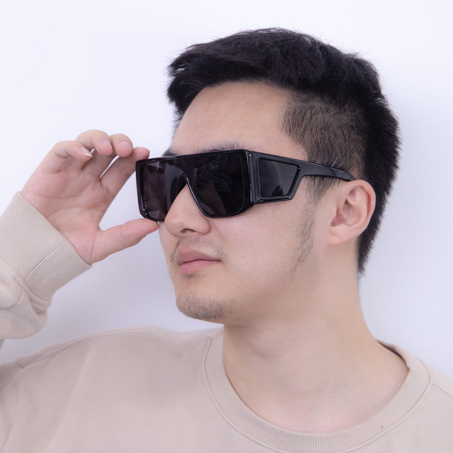 Men’s and Women’s Wrap Around Sunglasses Fit Over Glasses Side Shields Fun Cool y2k Designer Square Shades